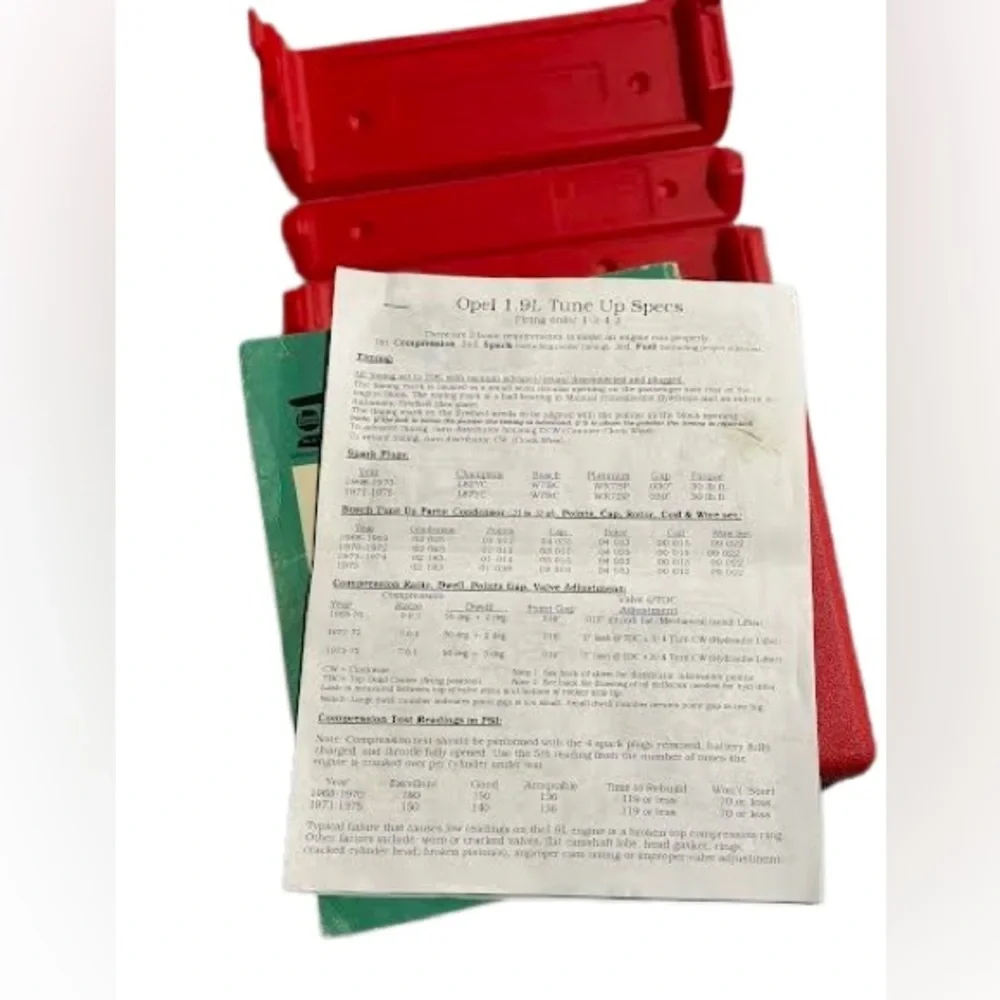Opel Manta Coupe 1970-1974 Owners Manual